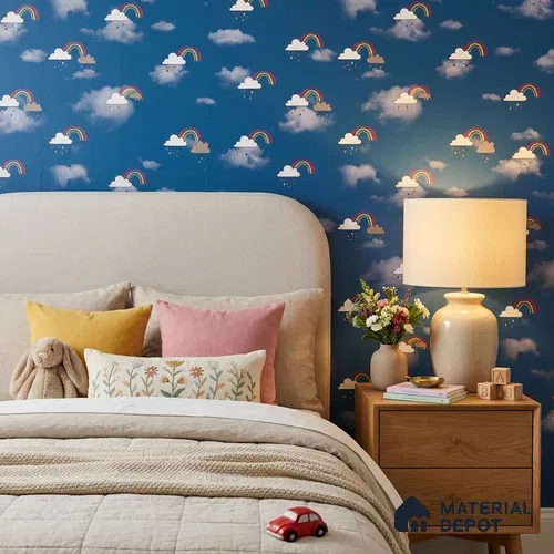 KD4030-3 | 10 Meter x 21 Inches Patterned Look Wallpaper - 57.41 Sq. Ft. | Minimum 15% wastage during installation