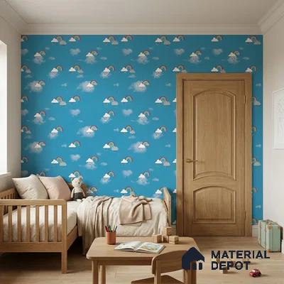 KD4030-4 | 10 Meter x 21 Inches Patterned Look Wallpaper - 57.41 Sq. Ft. | Minimum 15% wastage during installation