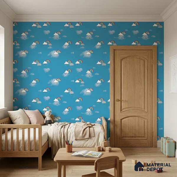 KD4030-4 | 10 Meter x 21 Inches Patterned Look Wallpaper - 57.41 Sq. Ft. | Minimum 15% wastage during installation