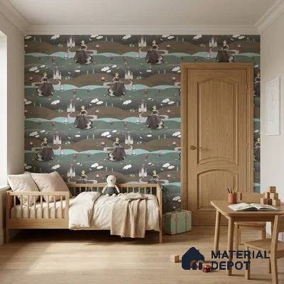 KD4040-1 | 10 Meter x 21 Inches Abstract Look Wallpaper - 57.41 Sq. Ft. | Minimum 15% wastage during installation