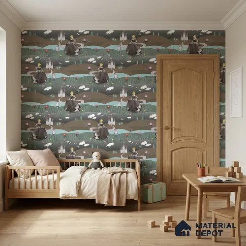 KD4040-1 | 10 Meter x 21 Inches Abstract Look Wallpaper - 57.41 Sq. Ft. | Minimum 15% wastage during installation
