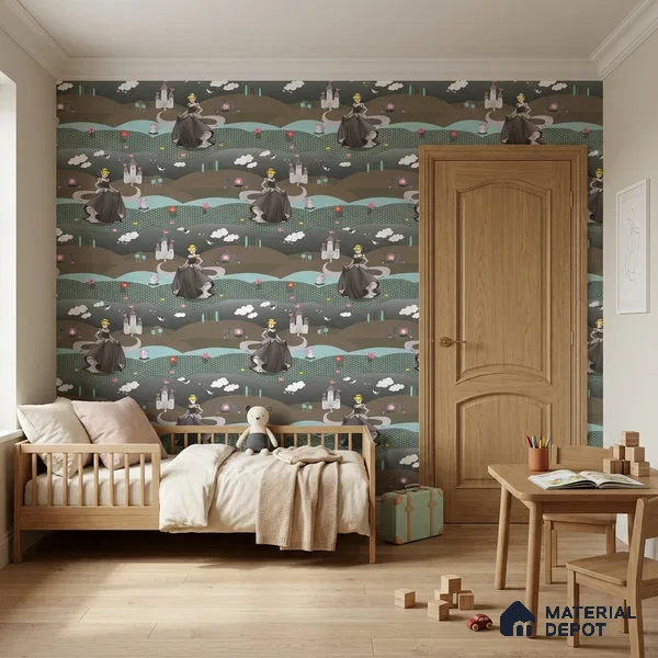 KD4040-1 | 10 Meter x 21 Inches Abstract Look Wallpaper - 57.41 Sq. Ft. | Minimum 15% wastage during installation
