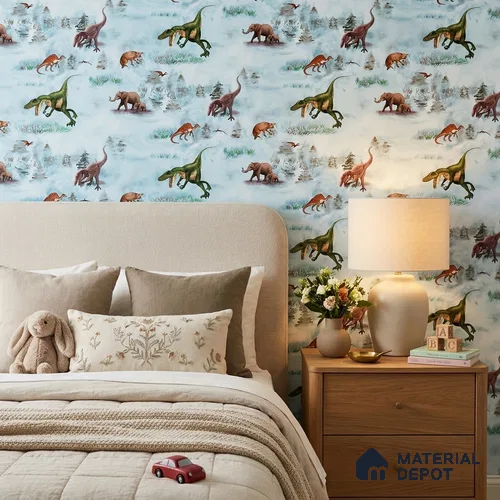 KD4080-1 | 10 Meter x 21 Inches Animal Print Look Wallpaper - 57.41 Sq. Ft. | Minimum 15% wastage during installation