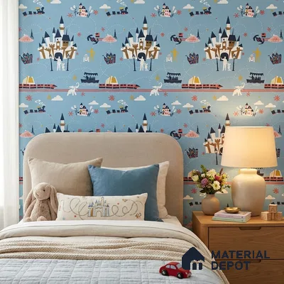 KD4090-1 | 10 Meter x 21 Inches Patterned Look Wallpaper - 57.41 Sq. Ft. | Minimum 15% wastage during installation