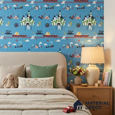 KD4090-2 | 10 Meter x 21 Inches Patterned Look Wallpaper - 57.41 Sq. Ft. | Minimum 15% wastage during installation