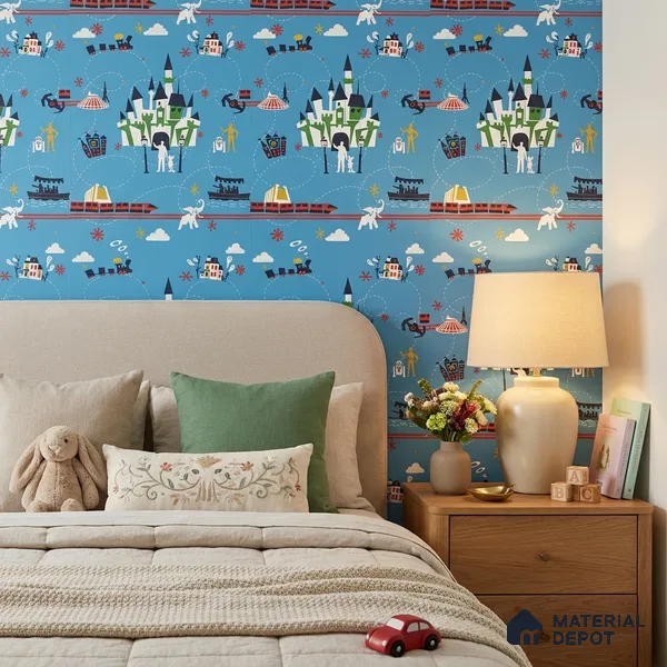 KD4090-2 | 10 Meter x 21 Inches Patterned Look Wallpaper - 57.41 Sq. Ft. | Minimum 15% wastage during installation