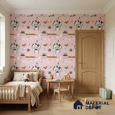 KD4090-3 | 10 Meter x 21 Inches Patterned Look Wallpaper - 57.41 Sq. Ft. | Minimum 15% wastage during installation