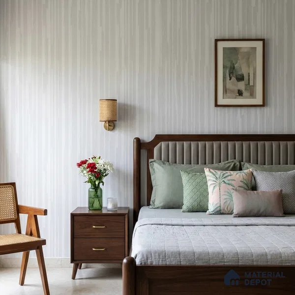 NPP682303 | 10 Meter x 21 Inches Stripes Look Wallpaper - 57.41 Sq. Ft. | Minimum 15% wastage during installation