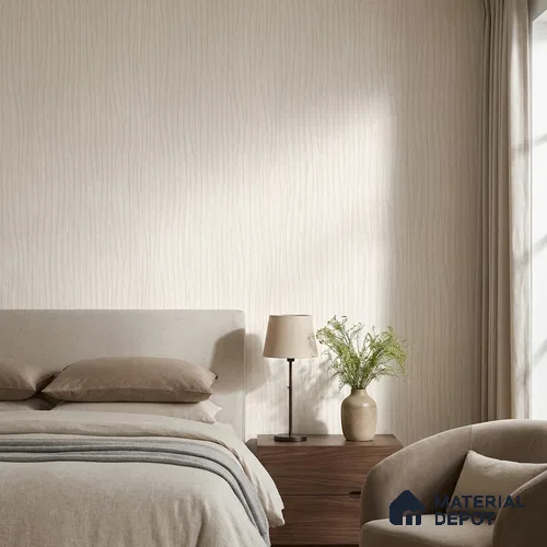 NPP682404 | 10 Meter x 21 Inches Stripes Look Wallpaper - 57.41 Sq. Ft. | Minimum 15% wastage during installation