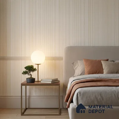 NPP683901 | 10 Meter x 21 Inches Stripes Look Wallpaper - 57.41 Sq. Ft. | Minimum 15% wastage during installation