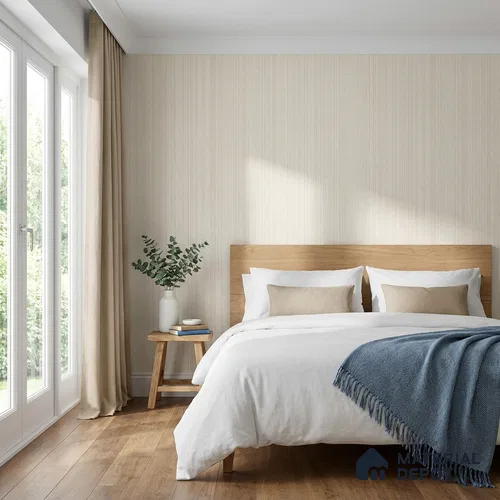 NPP683902 | 10 Meter x 21 Inches Stripes Look Wallpaper - 57.41 Sq. Ft. | Minimum 15% wastage during installation