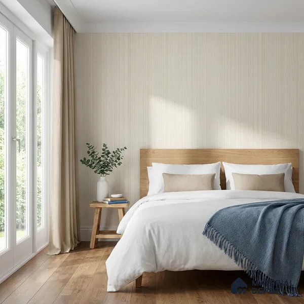 NPP683902 | 10 Meter x 21 Inches Stripes Look Wallpaper - 57.41 Sq. Ft. | Minimum 15% wastage during installation