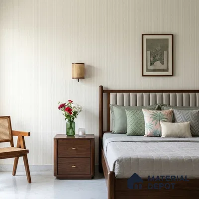 NPP684701 | 10 Meter x 21 Inches Stripes Look Wallpaper - 57.41 Sq. Ft. | Minimum 15% wastage during installation