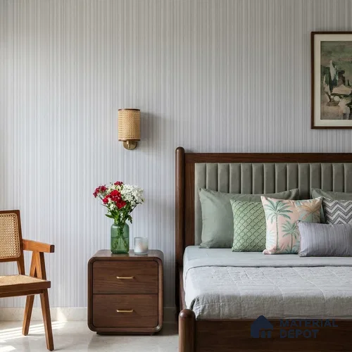 NPP684703 | 10 Meter x 21 Inches Stripes Look Wallpaper - 57.41 Sq. Ft. | Minimum 15% wastage during installation