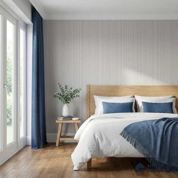 NPP684704 | 10 Meter x 21 Inches Stripes Look Wallpaper - 57.41 Sq. Ft. | Minimum 15% wastage during installation