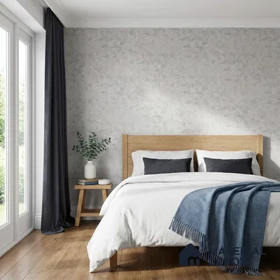 NPP684803 | Cool Grey Marble Vein Non Woven Patterned Wallpaper - 10 Meter x 21 Inches, 57.41 Sq. Ft. (Min. 15% Wastage)