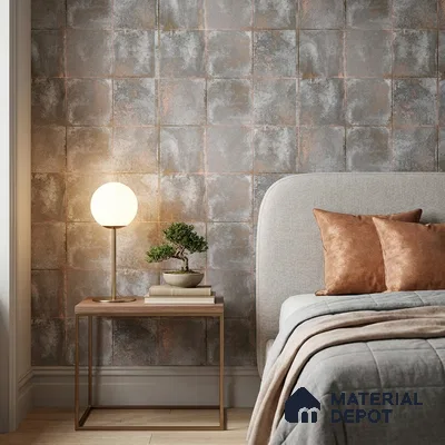 WK25-2501 | 10 Meter x 21 Inches Geometric Look Wallpaper - 57.41 Sq. Ft. | Minimum 15% wastage during installation