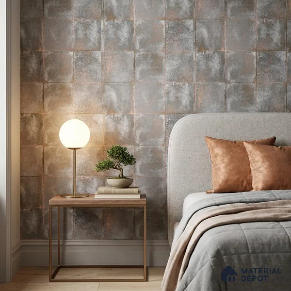 WK25-2501 | 10 Meter x 21 Inches Geometric Look Wallpaper - 57.41 Sq. Ft. | Minimum 15% wastage during installation