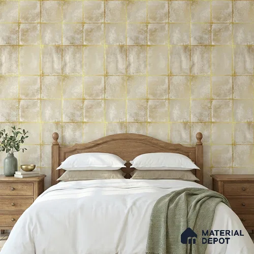 WK25-2502 | 10 Meter x 21 Inches Geometric Look Wallpaper - 57.41 Sq. Ft. | Minimum 15% wastage during installation