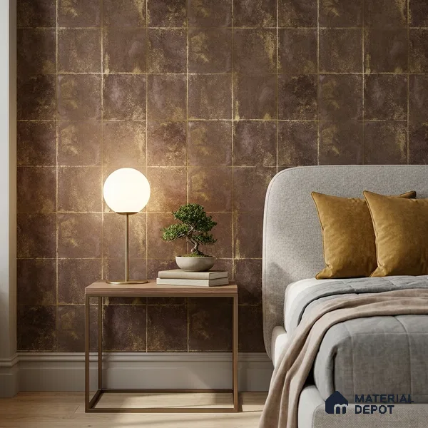 WK25-2503 | 10 Meter x 21 Inches Geometric Look Wallpaper - 57.41 Sq. Ft. | Minimum 15% wastage during installation