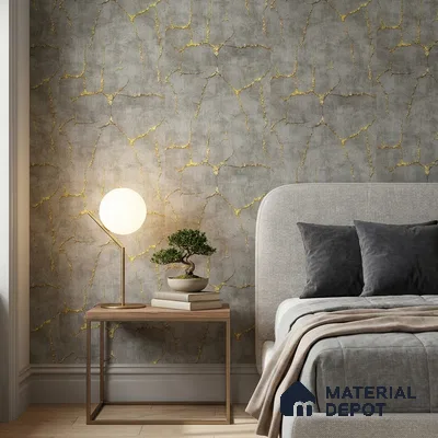 WK25-2505 | 10 Meter x 21 Inches Patterned Look Wallpaper - 57.41 Sq. Ft. | Minimum 15% wastage during installation