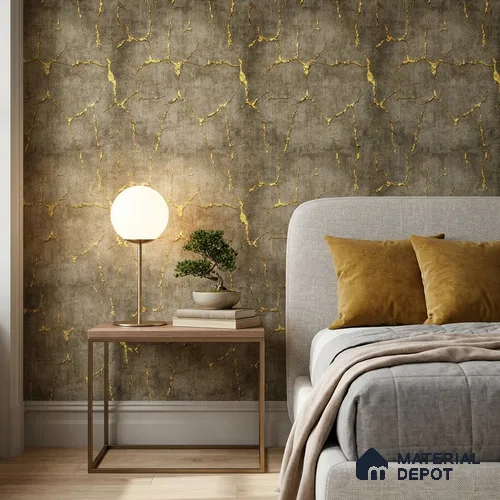 WK25-2506 | 10 Meter x 21 Inches Patterned Look Wallpaper - 57.41 Sq. Ft. | Minimum 15% wastage during installation