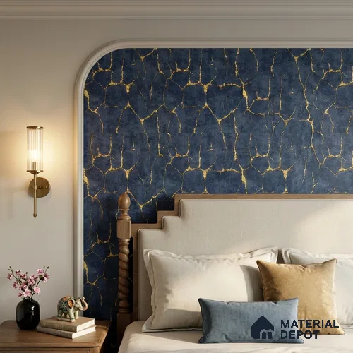 WK25-2509 | 10 Meter x 21 Inches Patterned Look Wallpaper - 57.41 Sq. Ft. | Minimum 15% wastage during installation