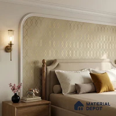 WK25-2510 | 10 Meter x 21 Inches Patterned Look Wallpaper - 57.41 Sq. Ft. | Minimum 15% wastage during installation