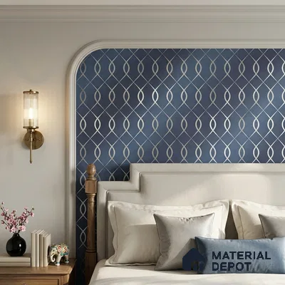 WK25-2513 | 10 Meter x 21 Inches Patterned Look Wallpaper - 57.41 Sq. Ft. | Minimum 15% wastage during installation