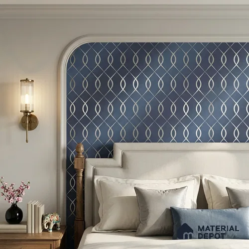 WK25-2513 | 10 Meter x 21 Inches Patterned Look Wallpaper - 57.41 Sq. Ft. | Minimum 15% wastage during installation