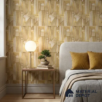 WK25-2515 | 10 Meter x 21 Inches Patterned Look Wallpaper - 57.41 Sq. Ft. | Minimum 15% wastage during installation