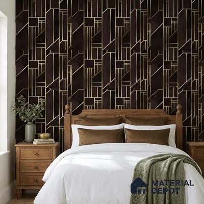 WK25-2516 | 10 Meter x 21 Inches Patterned Look Wallpaper - 57.41 Sq. Ft. | Minimum 15% wastage during installation