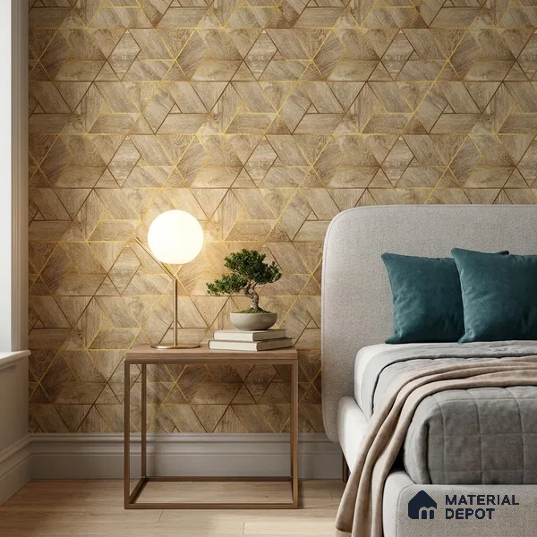 WK25-2525 | 10 Meter x 21 Inches Wood Look Wallpaper - 57.41 Sq. Ft. | Minimum 15% wastage during installation