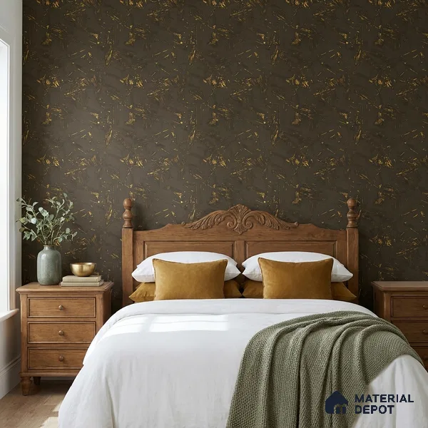 WK25-2528 | 10 Meter x 21 Inches Patterned Look Wallpaper - 57.41 Sq. Ft. | Minimum 15% wastage during installation