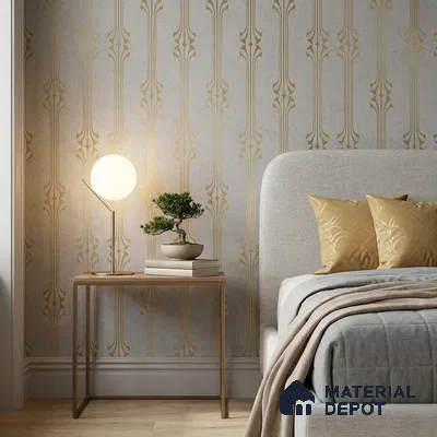 WK25-2532 | 10 Meter x 21 Inches Patterned Look Wallpaper - 57.41 Sq. Ft. | Minimum 15% wastage during installation