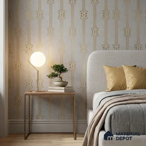 WK25-2532 | 10 Meter x 21 Inches Patterned Look Wallpaper - 57.41 Sq. Ft. | Minimum 15% wastage during installation