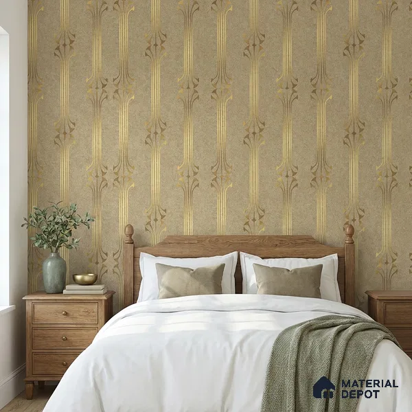 WK25-2533 | 10 Meter x 21 Inches Patterned Look Wallpaper - 57.41 Sq. Ft. | Minimum 15% wastage during installation