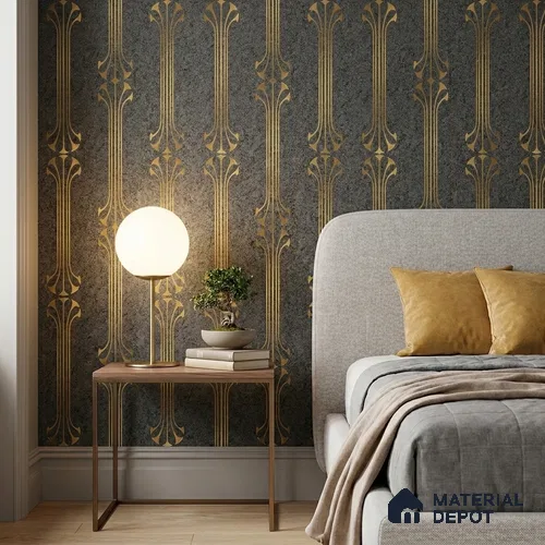 WK25-2535 | 10 Meter x 21 Inches Patterned Look Wallpaper - 57.41 Sq. Ft. | Minimum 15% wastage during installation
