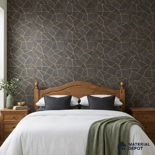 WK25-2538 | 10 Meter x 21 Inches Patterned Look Wallpaper - 57.41 Sq. Ft. | Minimum 15% wastage during installation