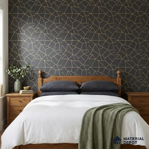 WK25-2541 | 10 Meter x 21 Inches Patterned Look Wallpaper - 57.41 Sq. Ft. | Minimum 15% wastage during installation