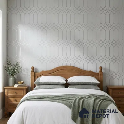 WK25-2542 | 10 Meter x 21 Inches Patterned Look Wallpaper - 57.41 Sq. Ft. | Minimum 15% wastage during installation