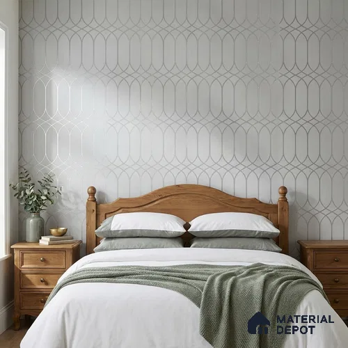 WK25-2542 | 10 Meter x 21 Inches Patterned Look Wallpaper - 57.41 Sq. Ft. | Minimum 15% wastage during installation