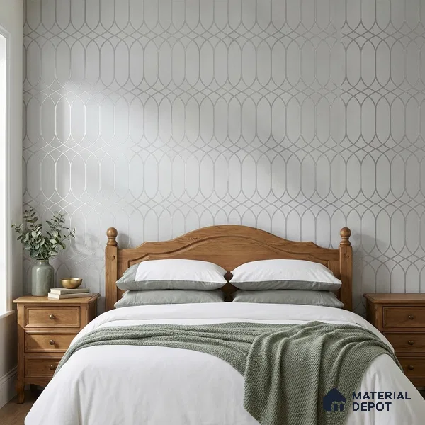 WK25-2542 | 10 Meter x 21 Inches Patterned Look Wallpaper - 57.41 Sq. Ft. | Minimum 15% wastage during installation