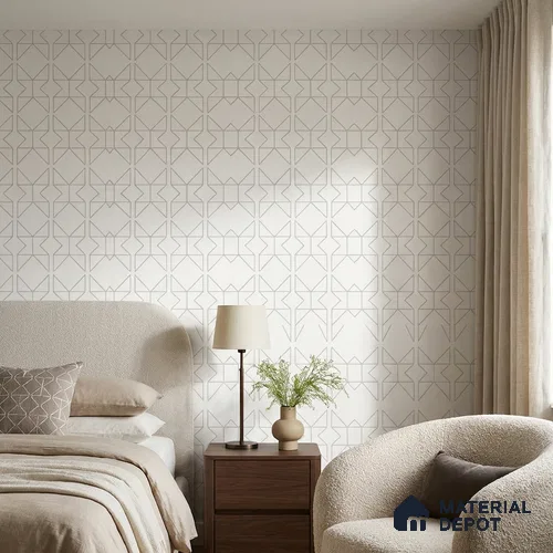 88578-1 | 5 Meter x 42 Inch PVC Patterned Look Wallpaper - 57 Sq. Ft. | Minimum 15% wastage during installation