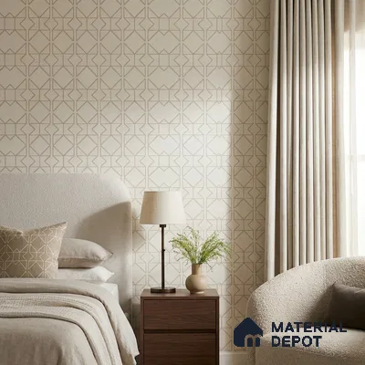 88578-2 | 5 Meter x 42 Inch PVC Patterned Look Wallpaper - 57 Sq. Ft. | Minimum 15% wastage during installation