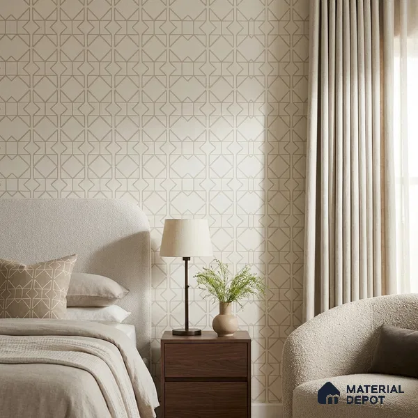 88578-2 | 5 Meter x 42 Inch PVC Patterned Look Wallpaper - 57 Sq. Ft. | Minimum 15% wastage during installation