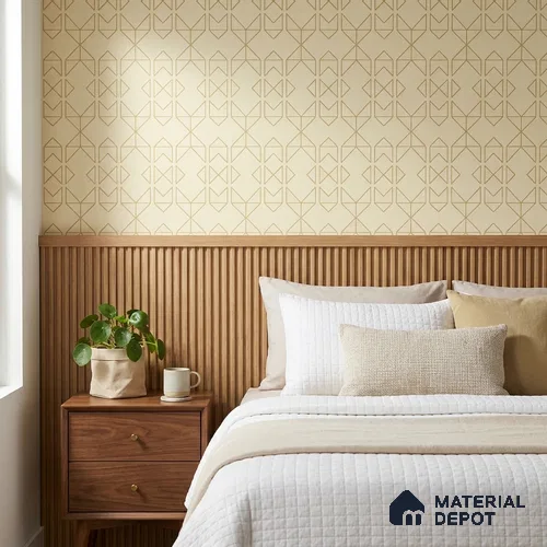 88578-3 | 5 Meter x 42 Inch PVC Patterned Look Wallpaper - 57 Sq. Ft. | Minimum 15% wastage during installation