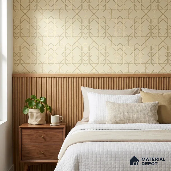 88578-3 | 5 Meter x 42 Inch PVC Patterned Look Wallpaper - 57 Sq. Ft. | Minimum 15% wastage during installation