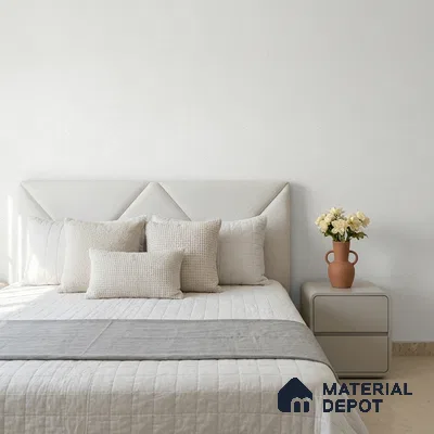 88573-1 | White Diamond Emboss PVC Textured Wallpaper - 5 Meter x 42 Inch, 57 Sq. Ft. (Min. 15% Wastage)