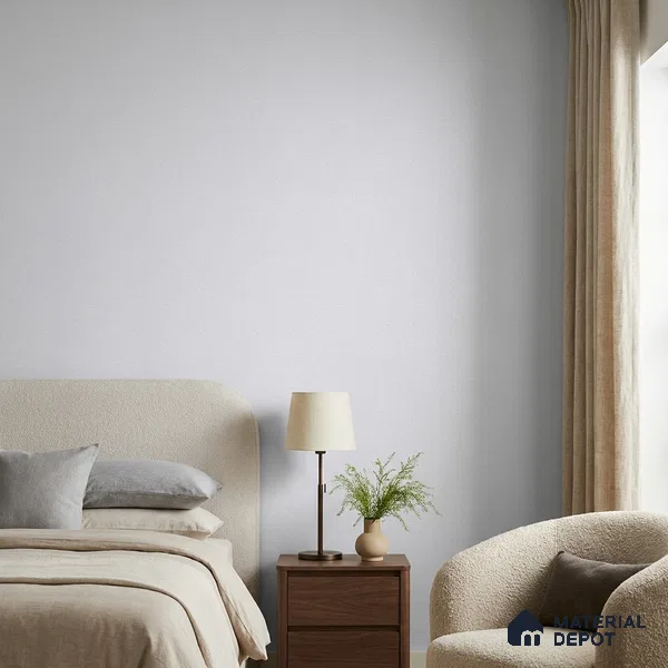 88588-2 | Grey Fine Stipple PVC Textured Wallpaper - 5 Meter x 42 Inch, 57 Sq. Ft. (Min. 15% Wastage)